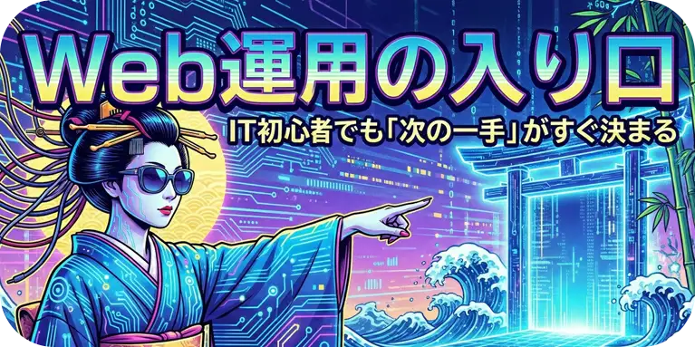 IT初心者のためのWeb運用の入口です