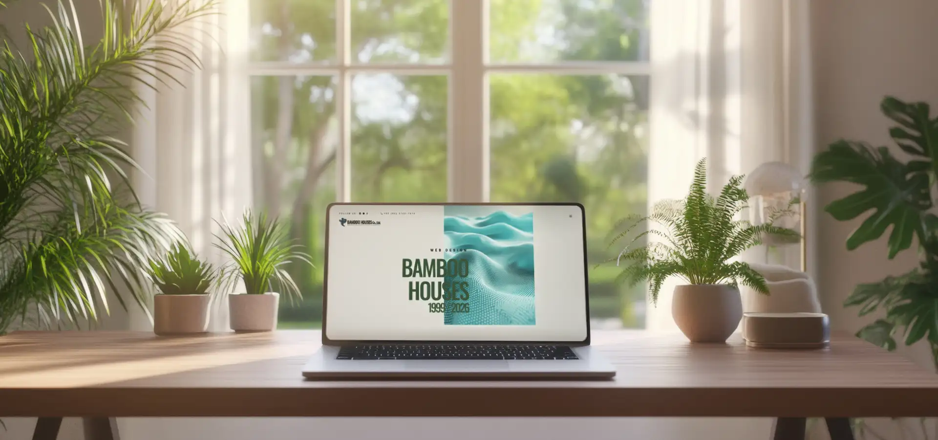 バンブ－ハウスの屋内