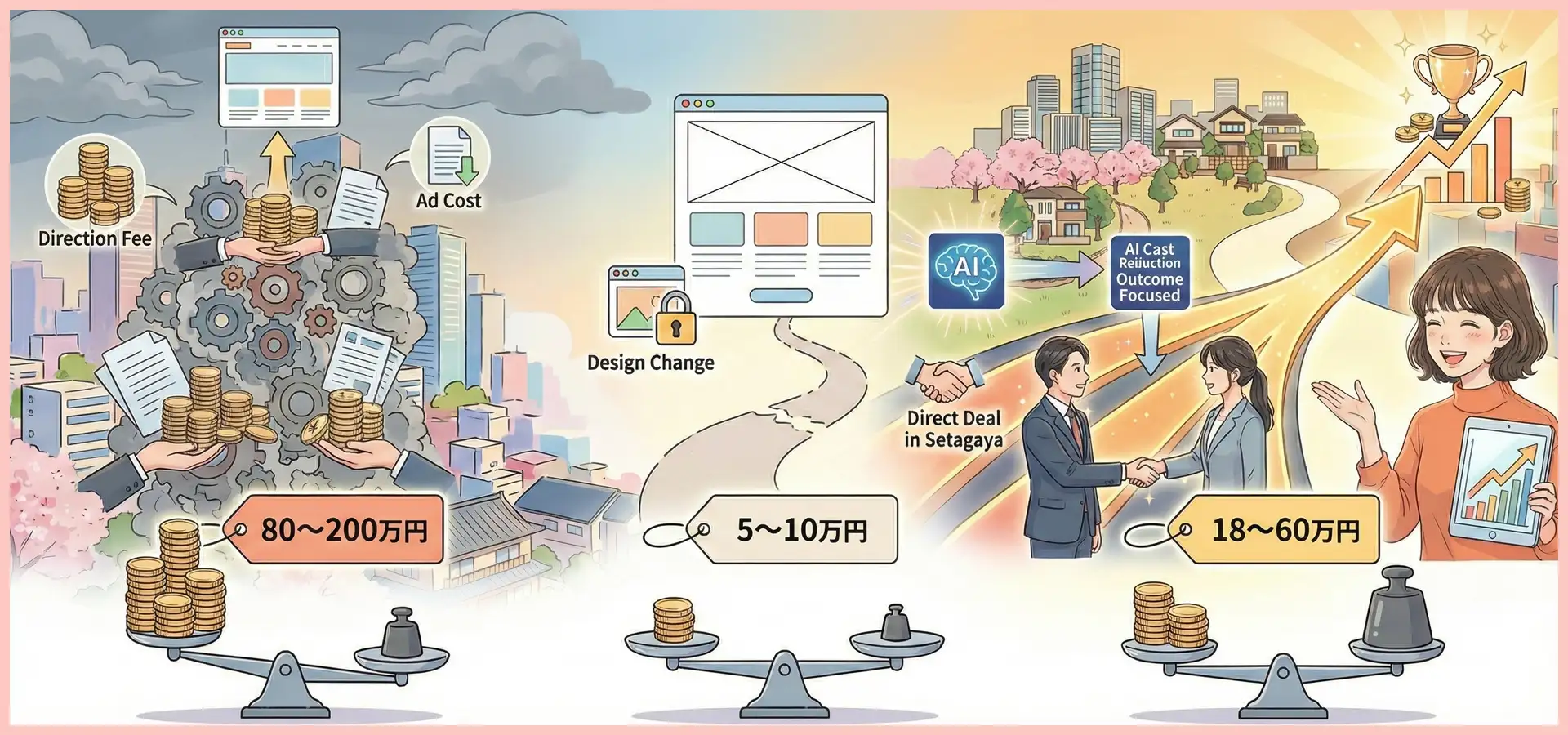ホームページ制作費用の内訳とコストダウンのポイント