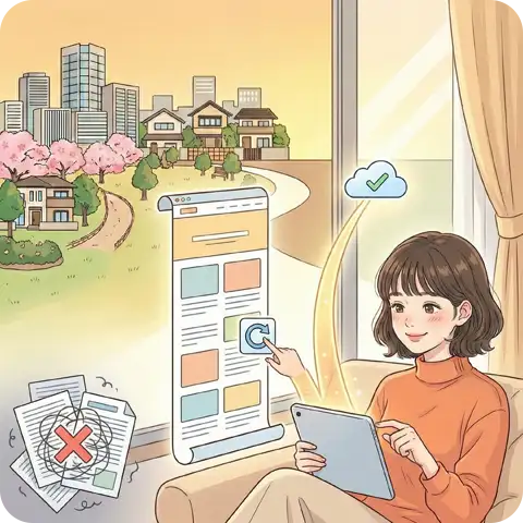 24時間働くWebの案内窓口として機会損失を減らすイメージ