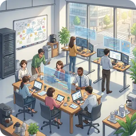 中小企業・店舗向けホームページ制作イメージ：自社の強みを的確に届けるデザイン