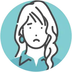 集客に悩み、スマートフォンとパソコンの前で頭を抱えて疲弊しているエステサロンオーナーのイラスト