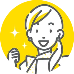 無料相談へ案内する人物イラスト