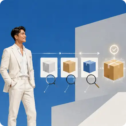 ユーザーに代わって比較や調査を行うAIエージェントのイメージ